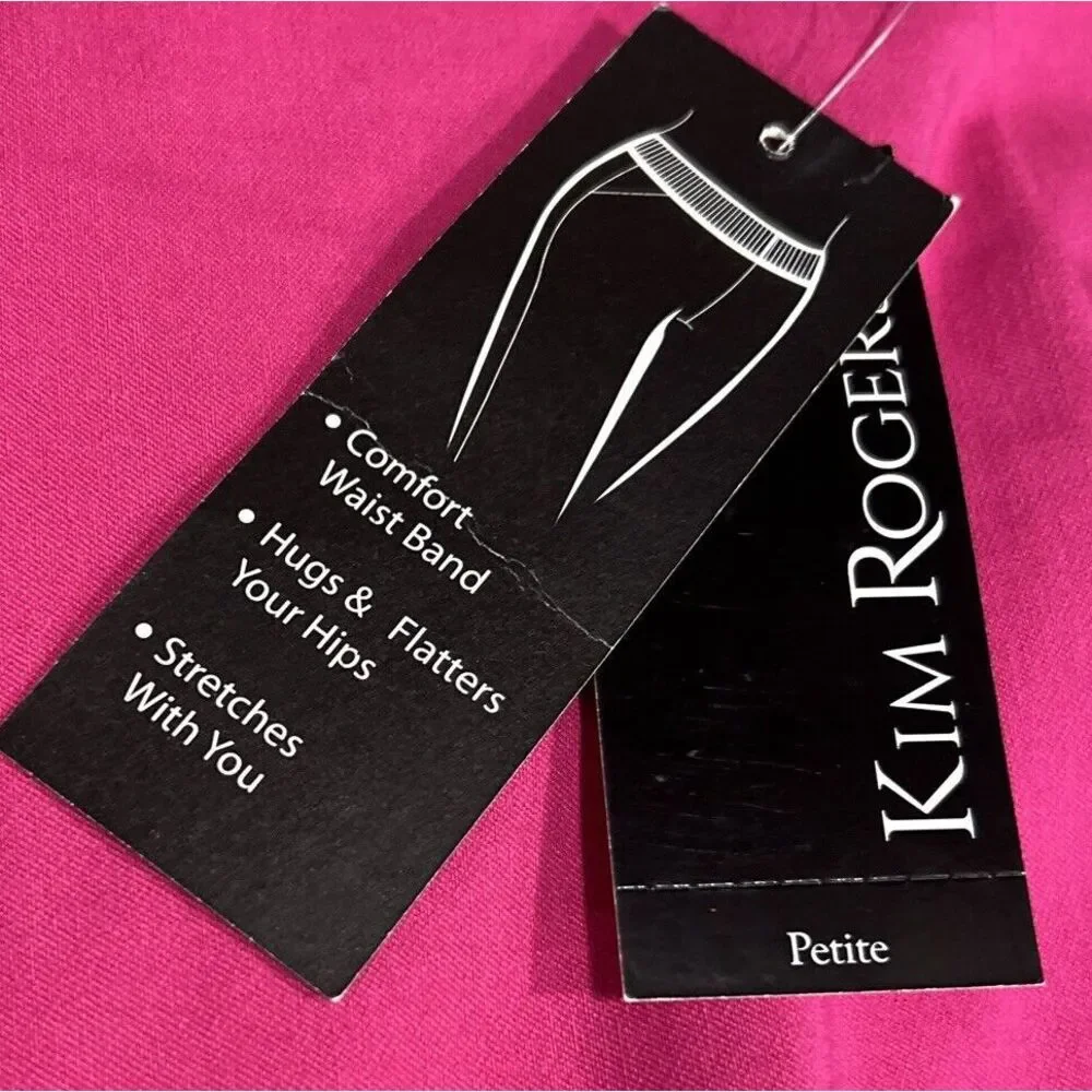 New $44 Kim Rogers Millennium Skort Shorts Womens Stretch Pink‎ 16P Petite
